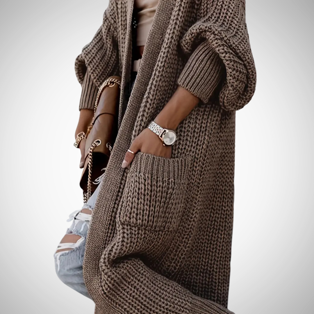R&B | Lange Gemütliche Strickjacke