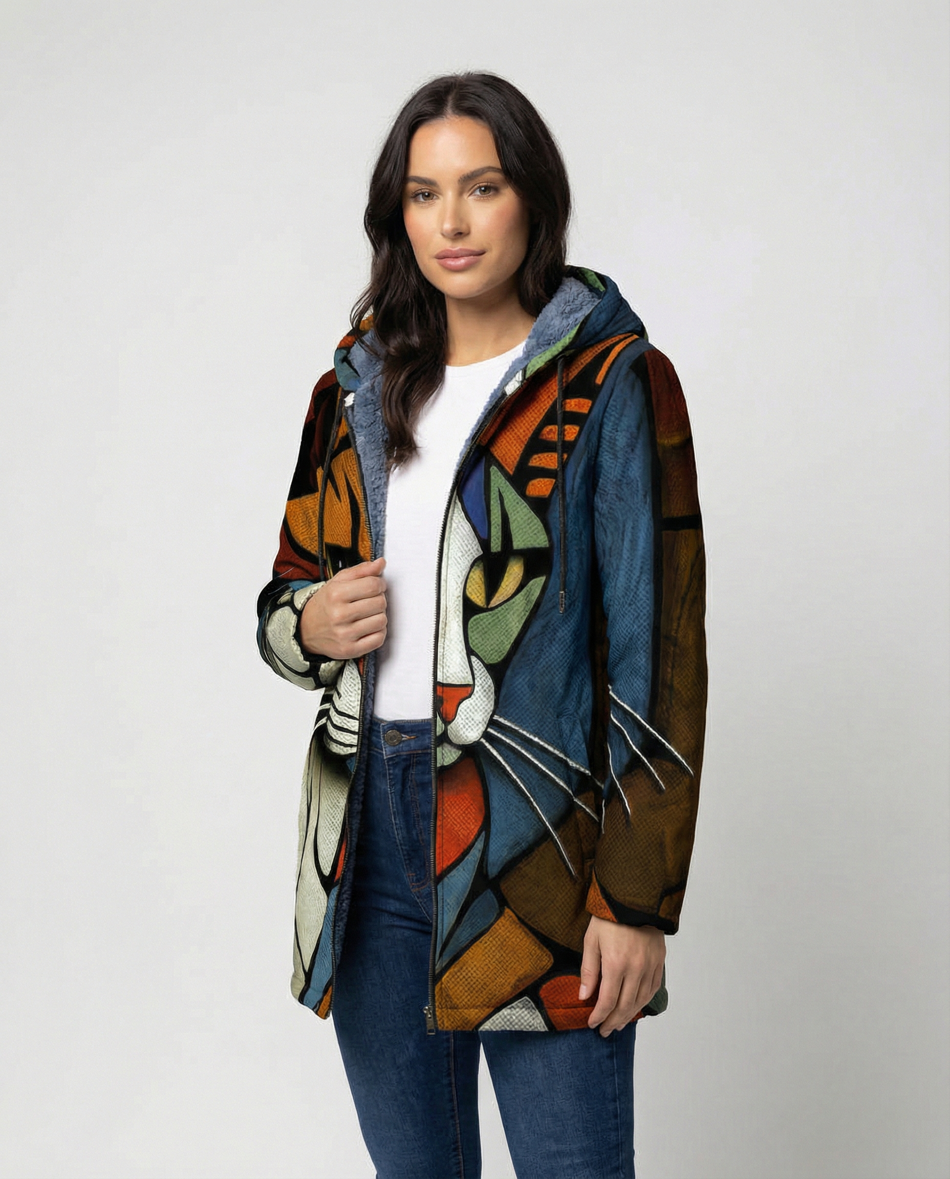 R&B | Bequeme Bunte Bedruckte Jacke