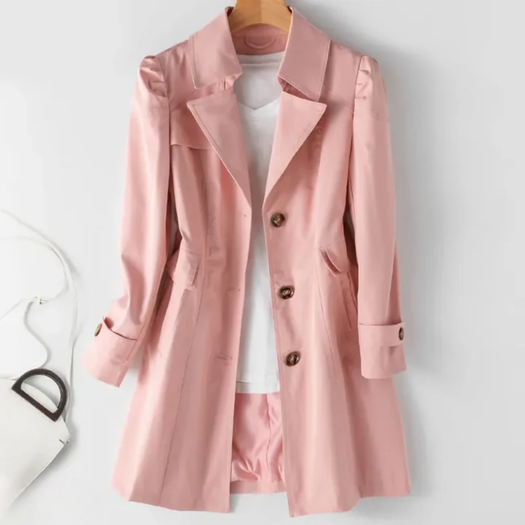 R&B | Klassischer Trenchcoat Polyester Elegant, Zeitlos