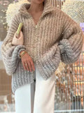 R&B | Schimmernde Seidenstrickjacke