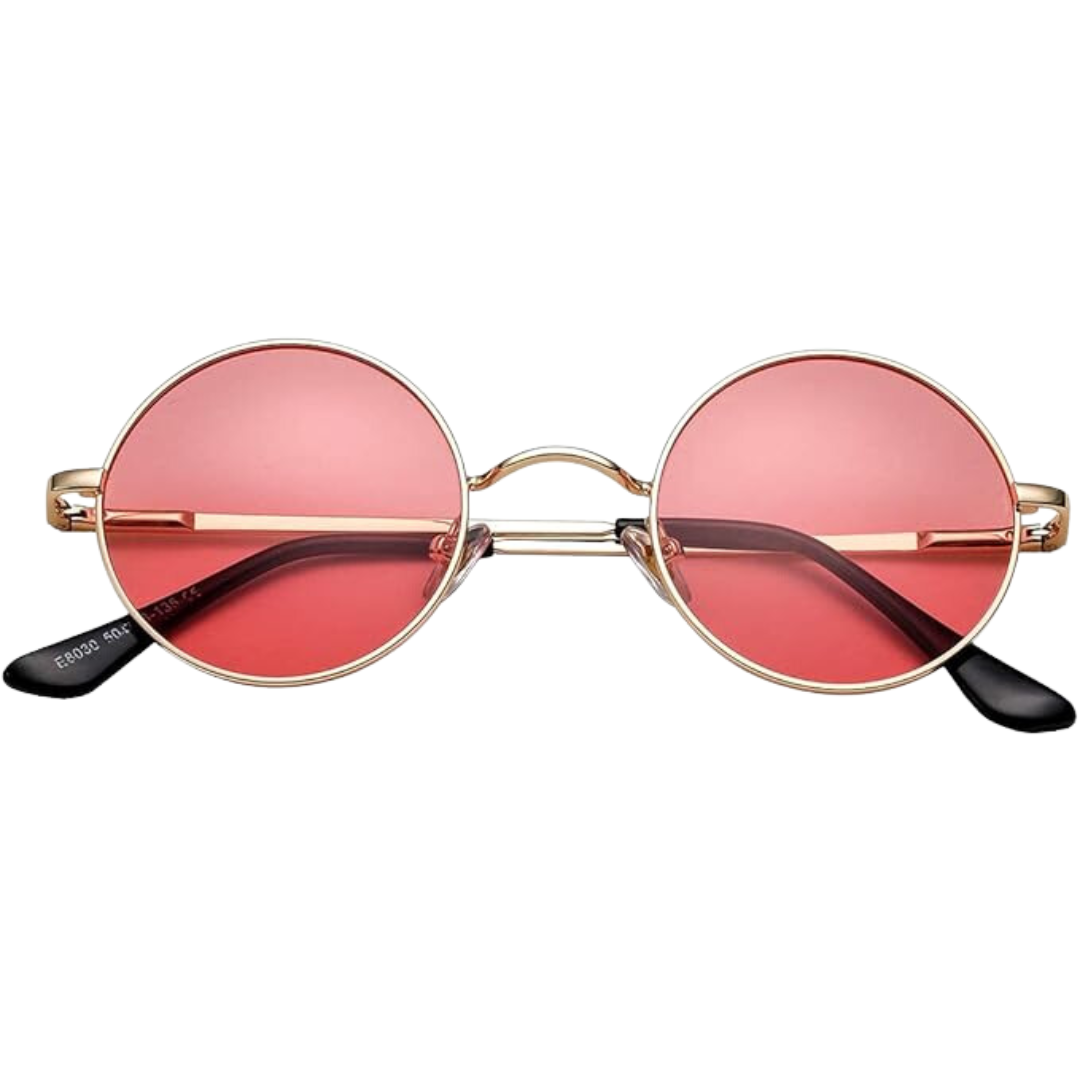 R&B Runde Sonnenbrille Klassisches Design Leicht