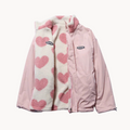 R&B | Romantische Damenjacke mit Doppelseitigem Herzdesign