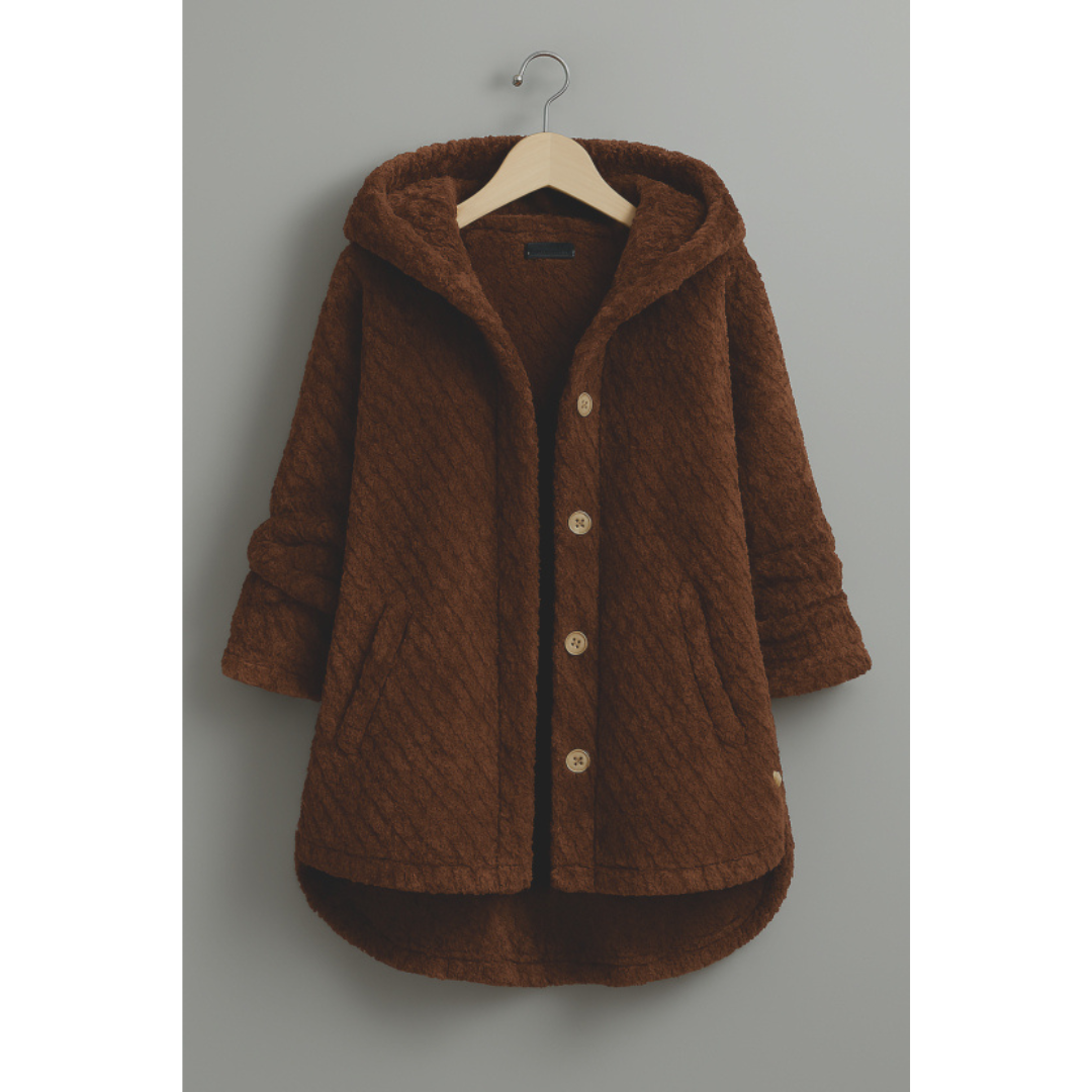 R&B | Daunenjacke mit Kapuze für Damen Warm