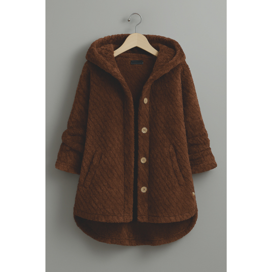 R&B | Daunenjacke mit Kapuze für Damen Warm