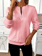 R&B | Kabel Zip-Pullover