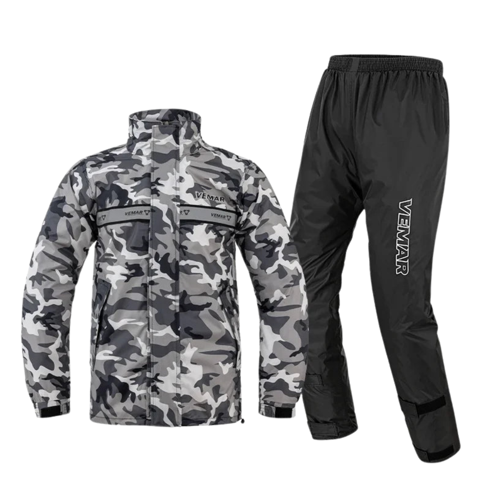 R&B | Unisex wasserdichter Motorrad-Regenanzug mit Kapuze