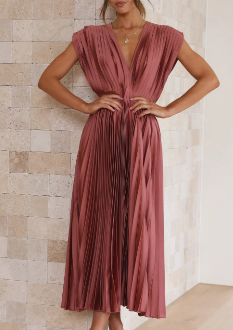 R&B | Elegantes Maxikleid Aus Leichtem Stoff