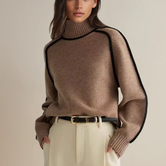 R&B | Klassischer Rollkragenpullover für Damen
