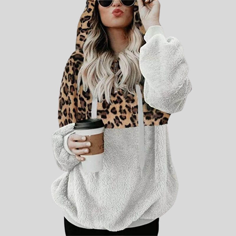 R&B | Hoodie Übergröße Weiches Fleece mit Kängurutasche und Kapuze