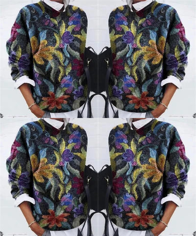 R&B | Modischer Floral Pullover