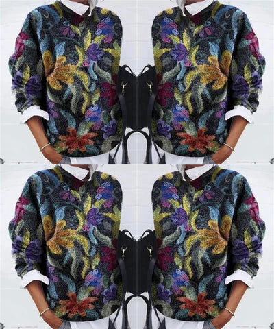 R&B | Modischer Floral Pullover