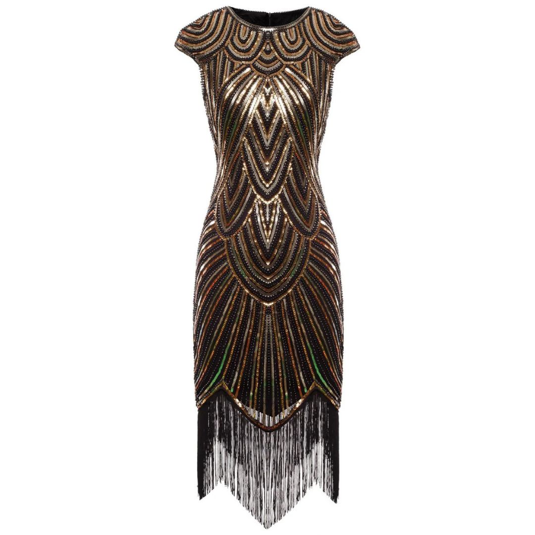 R&B | 1920Er Gatsby-Stil Glitzerndes Kleid