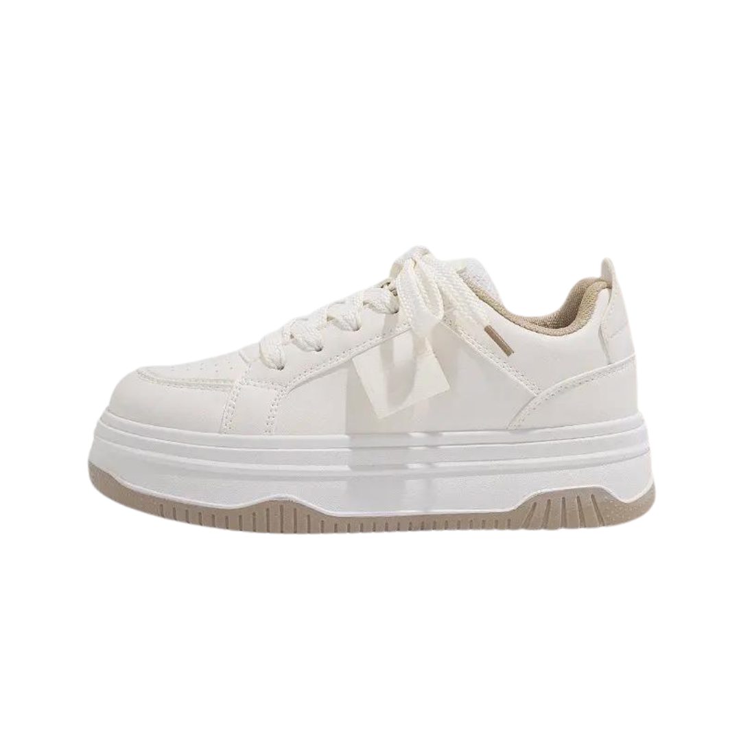 Weiße chunky Sneakers für Frauen R&B