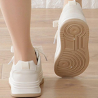 Weiße chunky Sneakers für Frauen R&B