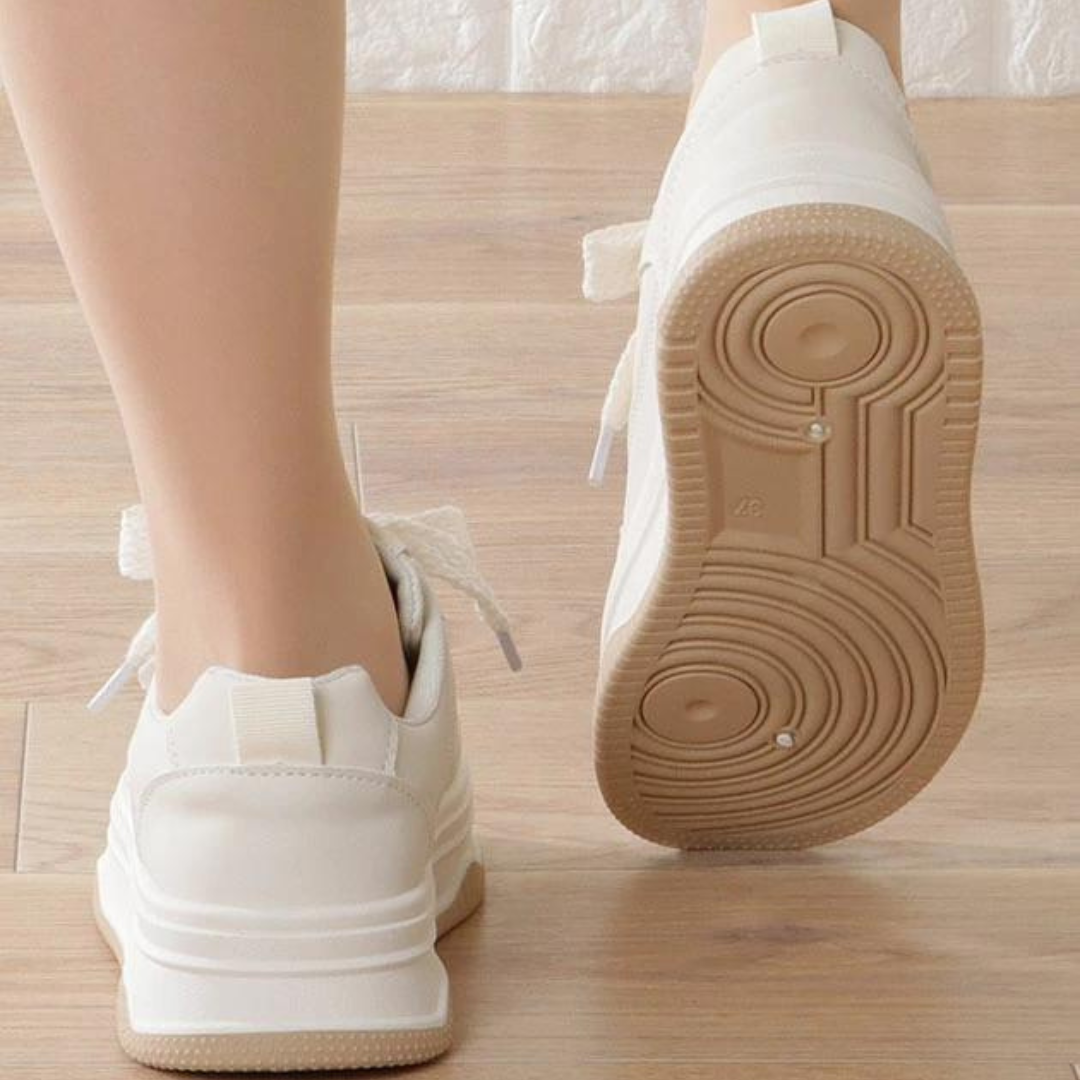 Weiße chunky Sneakers für Frauen R&B