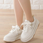 Weiße chunky Sneakers für Frauen R&B