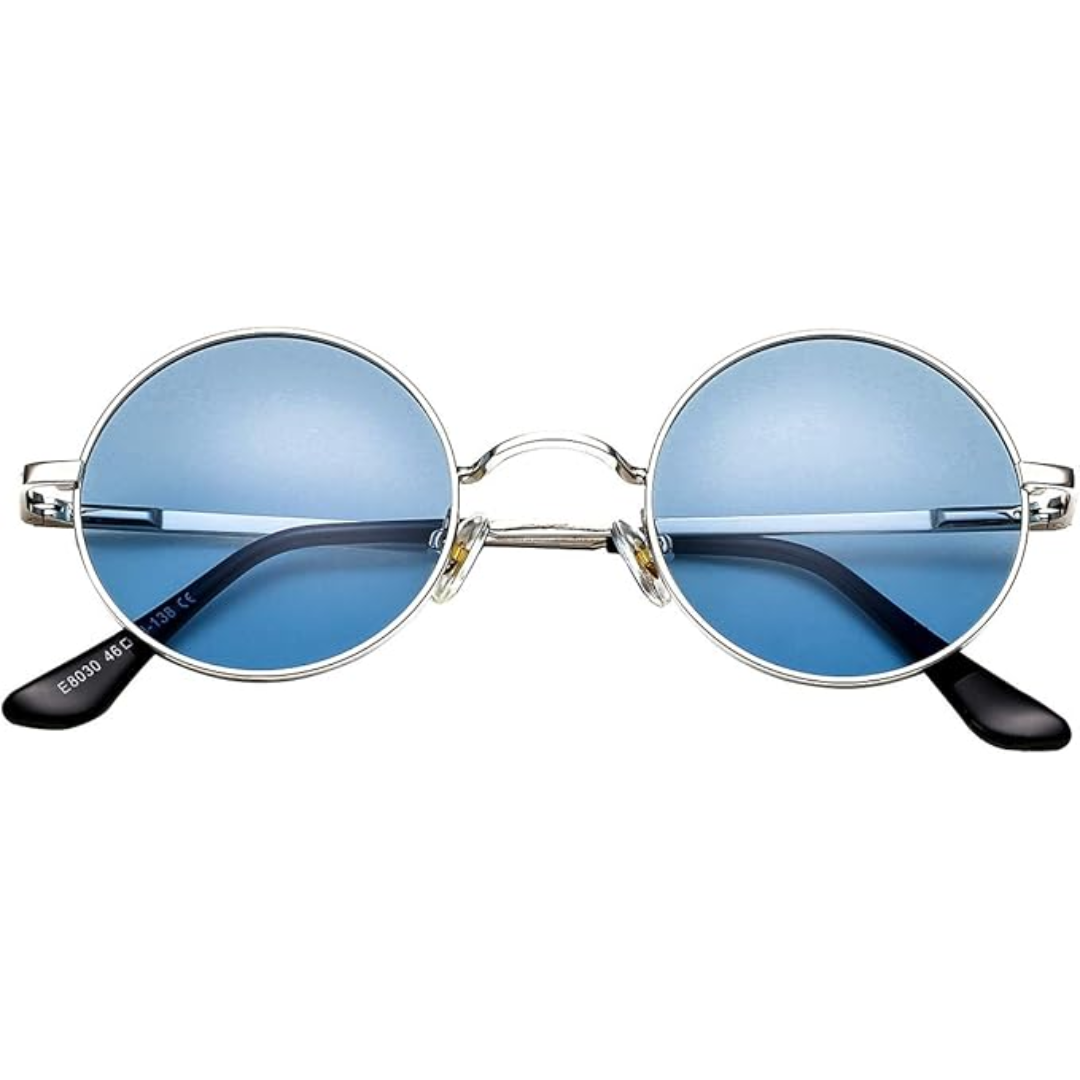 R&B Runde Sonnenbrille Klassisches Design Leicht