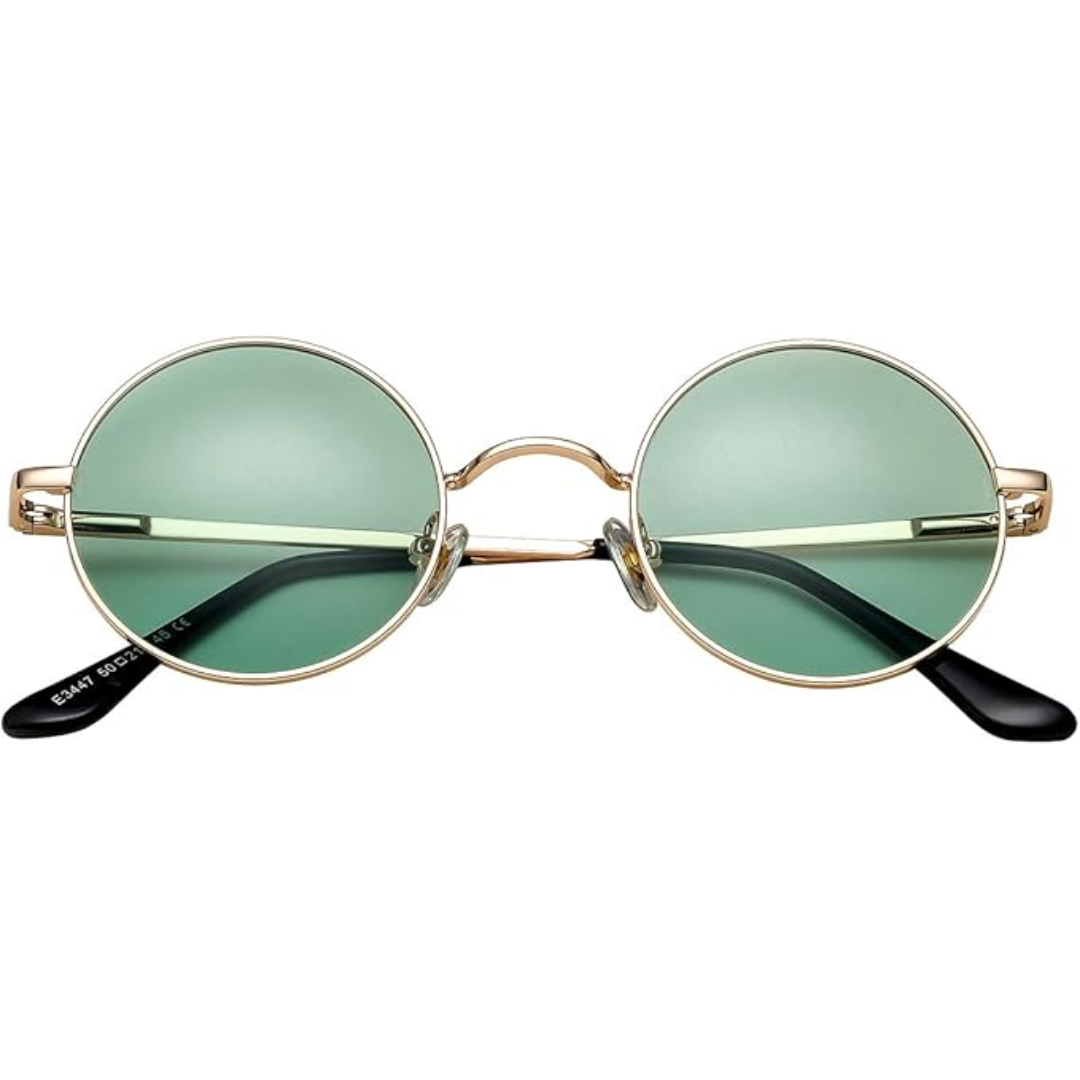 R&B Runde Sonnenbrille Klassisches Design Leicht