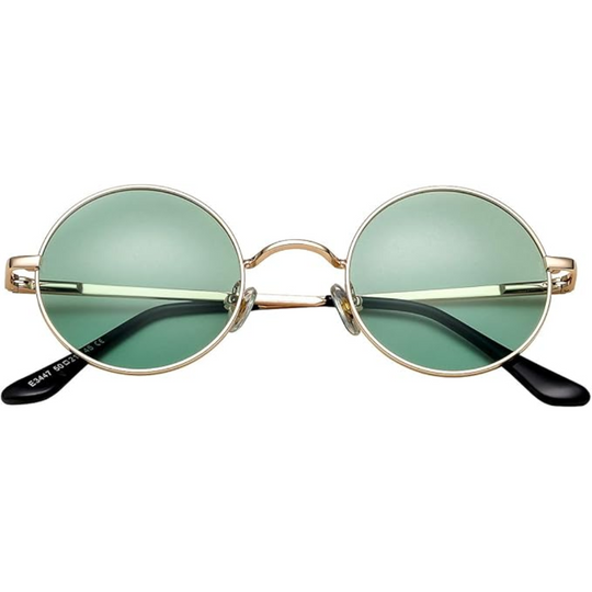 R&B Runde Sonnenbrille Klassisches Design Leicht