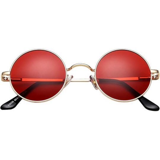R&B Runde Sonnenbrille Klassisches Design Leicht