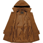 R&B | Gesteppter Winter-Trenchcoat mit Kapuze