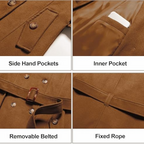 R&B | Gesteppter Winter-Trenchcoat mit Kapuze