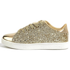 Funkelnde Schnür-Fashion-Damen-Sneaker - Xenia R&B