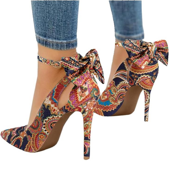 Trendige High Heels mit Schleife - Hailey R&B