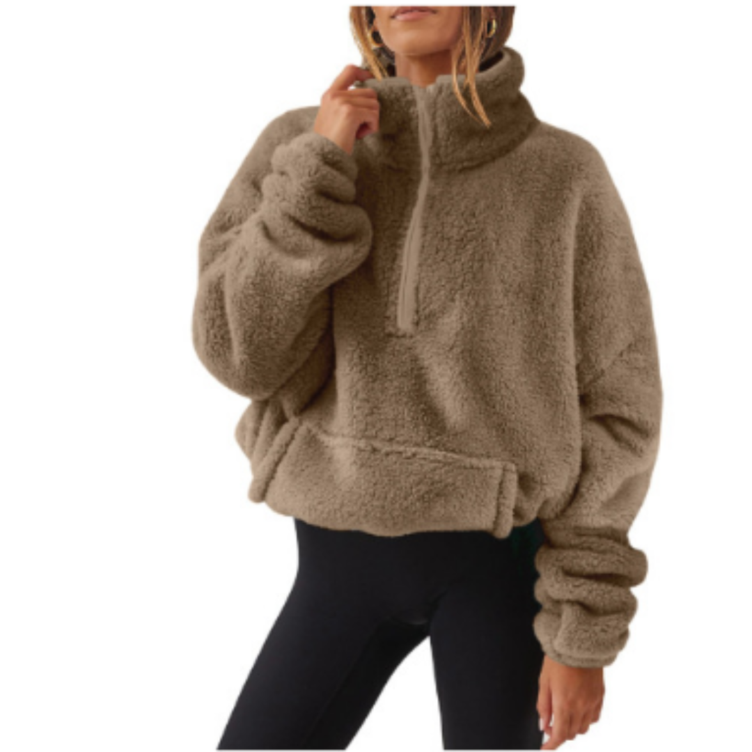 R&B | Pullover Warm für Frauen Teddy