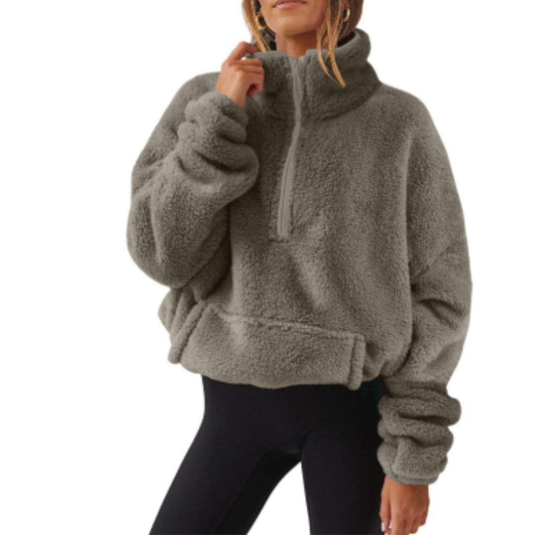 R&B | Pullover Warm für Frauen Teddy