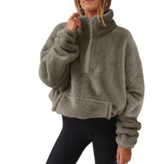 R&B | Pullover Warm für Frauen Teddy