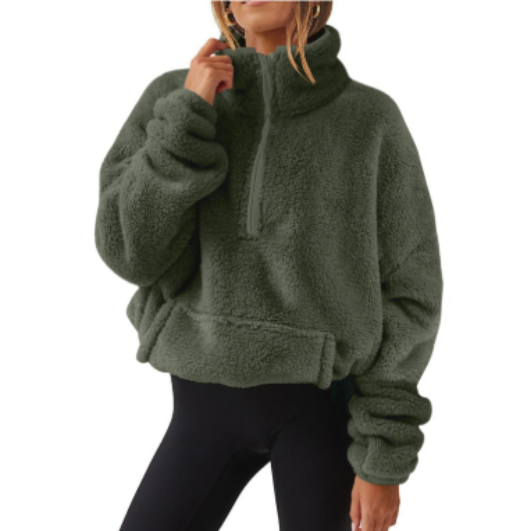 R&B | Pullover Warm für Frauen Teddy