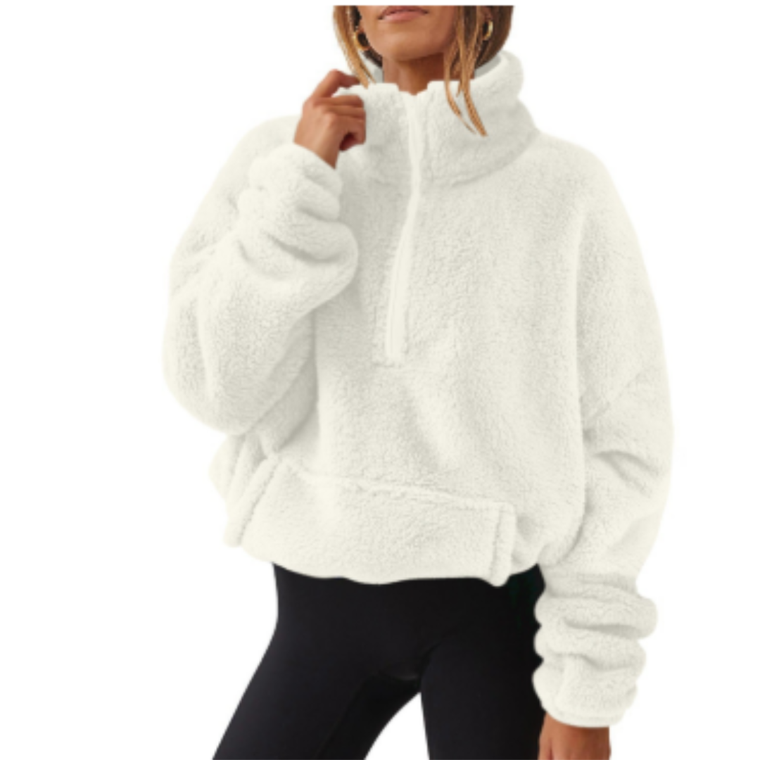 R&B | Pullover Warm für Frauen Teddy