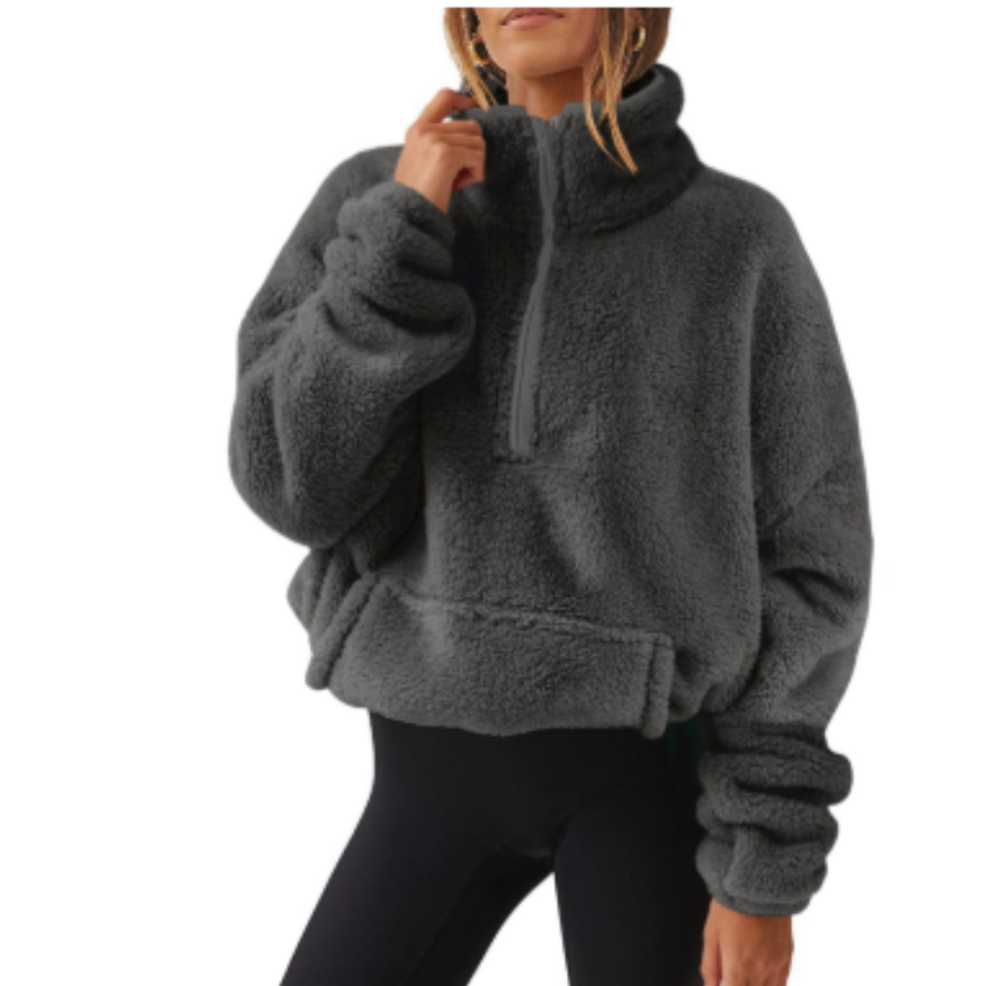 R&B | Pullover Warm für Frauen Teddy
