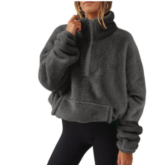 R&B | Pullover Warm für Frauen Teddy