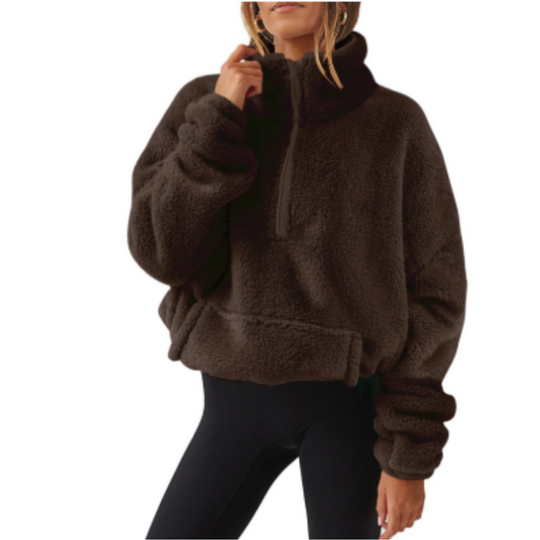 R&B | Pullover Warm für Frauen Teddy