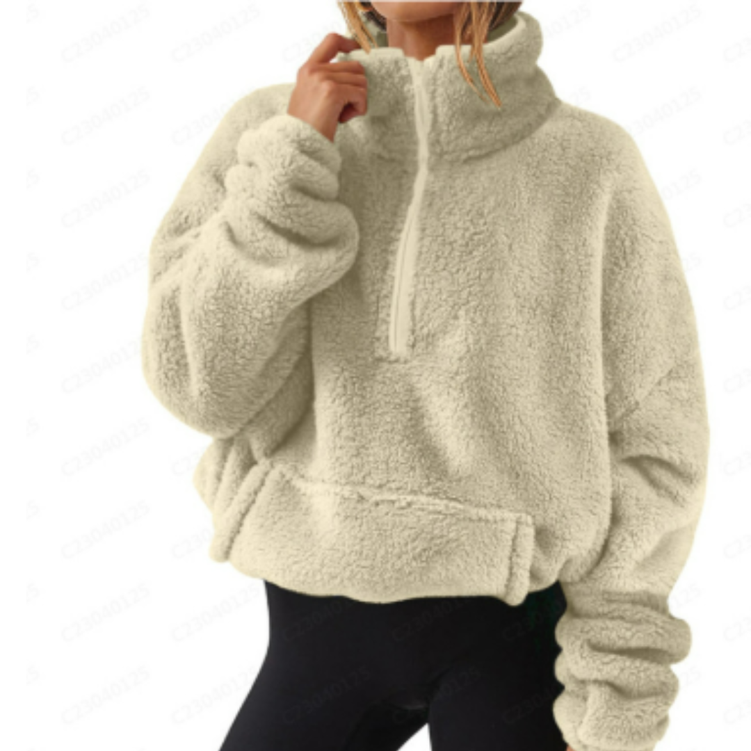 R&B | Pullover Warm für Frauen Teddy