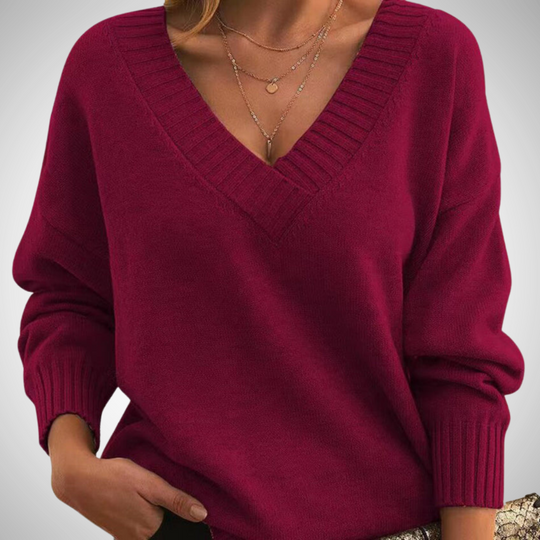 R&B | Relaxed V-Ausschnitt Pullover