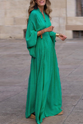 R&B | Elegantes Maxikleid mit Glockenärmeln