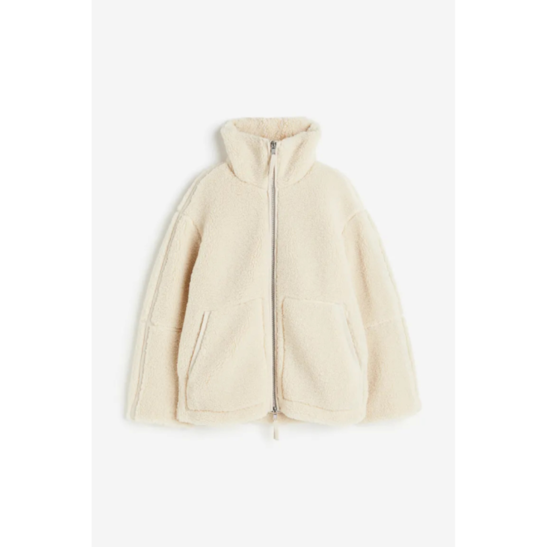 R&B | Damen Teddy Mantel Gemütlich