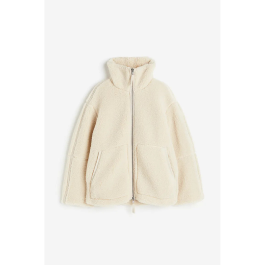 R&B | Damen Teddy Mantel Gemütlich