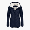 R&B | Winterjacke Sherpa-Hoodie - Modischer Parka für Kalte Tage, Figurbetonter Schnitt, Perfekter Alltagsbegleiter