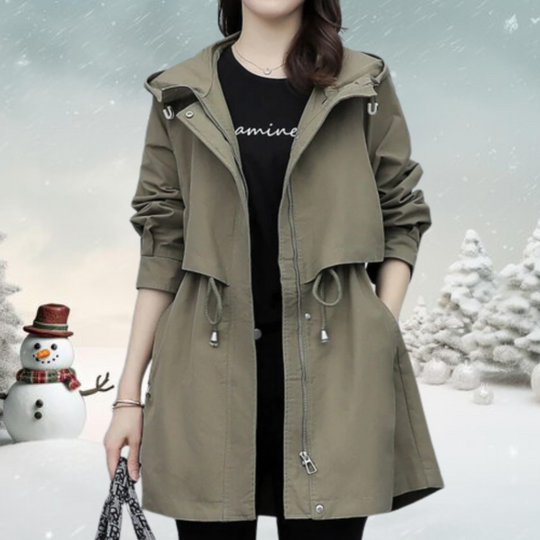 R&B | Trenchcoat mit Kapuze