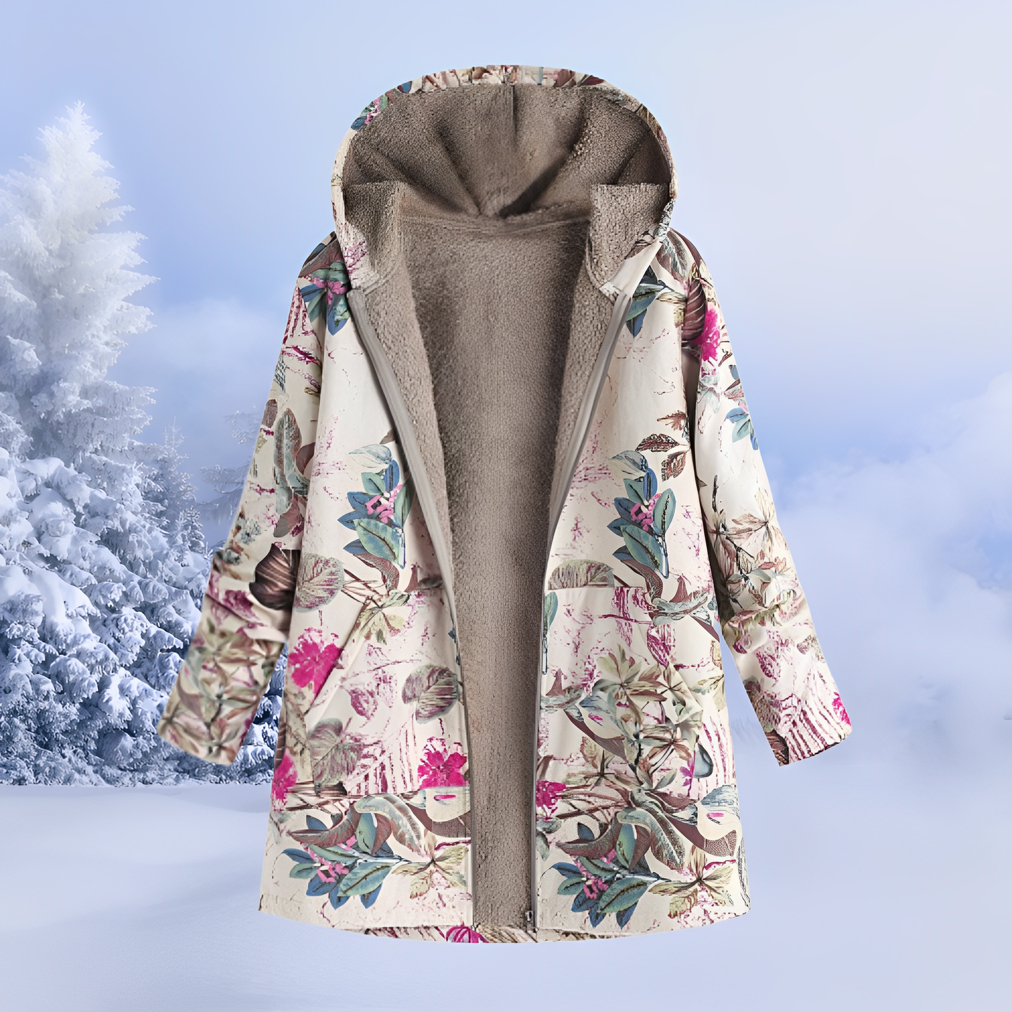 R&B | Winterjacke mit Mustern