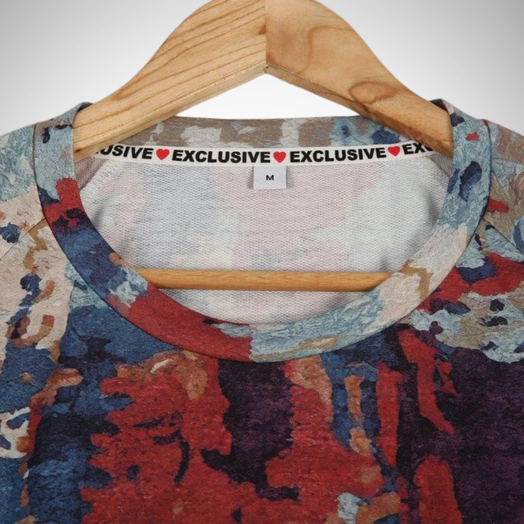 R&B | Abstract Print Pullover