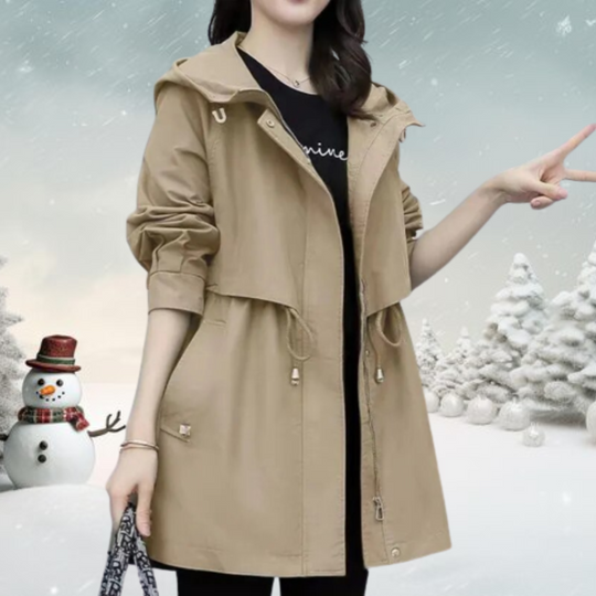 R&B | Trenchcoat mit Kapuze