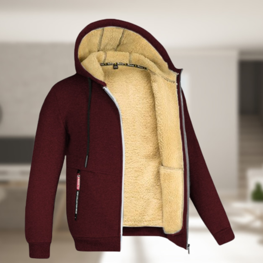 R&B | Winterjacke mit Fleecekapuze
