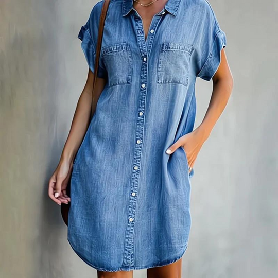 R&B | Hochwertiges Denimkleid