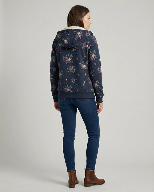 Winterjacke Damen Blumenmuster | R&B