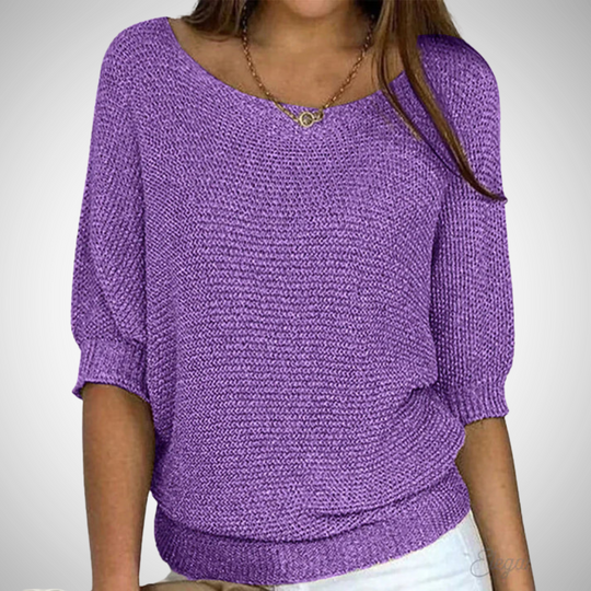 R&B | Cross Gestrickter Pullover